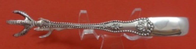 Sterling Silver Sugar Tong Charles II Pattern by Dominick and Haff 5.25 Inches (1 of 1)