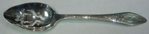 Towle Merrimack Sterling Silver Pierced Serving Spoon 8.5 Inch: Towle Merrimack Sterling Silver Pierced Serving Spoon 8.5 Inch Elevate your dining experience with this exquisite Merrimack by Towle Sterling Silver Serving Spoon. Measuring 8 1/2 inches, this slotted