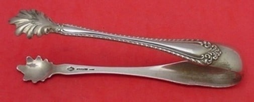 Alvin Melrose Sterling Silver Sugar Tong 5.5 Inches Elegant Design: Alvin Melrose Sterling Silver Sugar Tong 5.5 Inches Elegant Design Add elegance to your dining experience with this Melrose by Alvin Sterling Silver Sugar Tong. Measuring 5 1/2 inches, this exquisite 