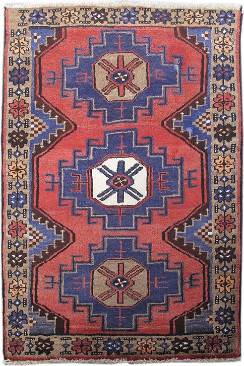 Handmade 2.8 x 4 Dark Salmon Persian Zanjan Rug Authentic Wool: Handmade 2.8 x 4 Dark Salmon Persian Zanjan Rug Authentic Wool Free continental US Shipping Enhance your living space with this exquisite 2.8 x 4 Dark Salmon Persian Zanjan Rug, handcrafted by skilled