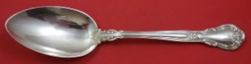 Birks Chantilly Sterling Silver Serving Spoon 8 5/8 in (1 of 1)