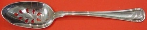 Gorham Old French Sterling Silver Slotted Serving Spoon 8 5/8": Gorham Old French Sterling Silver Slotted Serving Spoon 8 5/8" Elevate your dining experience with this exquisite Old French serving spoon by Gorham, crafted from high-quality sterling silver. This sl