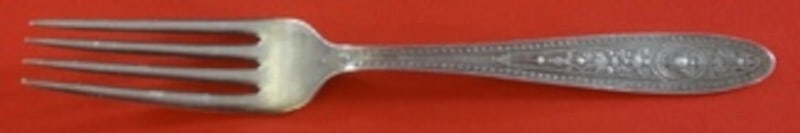 International Sterling Silver 7 3/4" Wedgwood Dinner Fork Heirloom: International Sterling Silver 7 3/4" Wedgwood Dinner Fork Heirloom This exquisite dinner fork is part of the Wedgwood pattern by International, crafted from high-quality sterling silver. Measuring 7 3