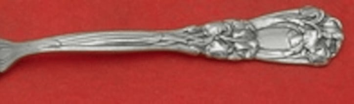 Sterling Silver 7 Iris Pattern Dinner Fork by Durgin Gorham - 2