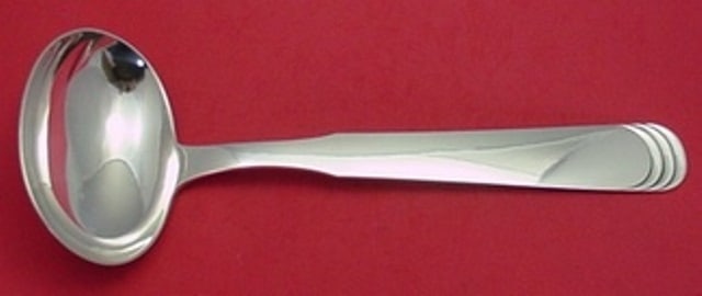 Hans Hansen Ripple Arvesolv Sterling Silver Soup Ladle 12.5 inches (1 of 2)