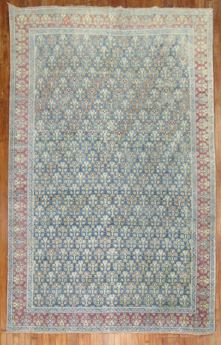 6' 9" x 10' Early 20th Century Persian Joshegan Carpet