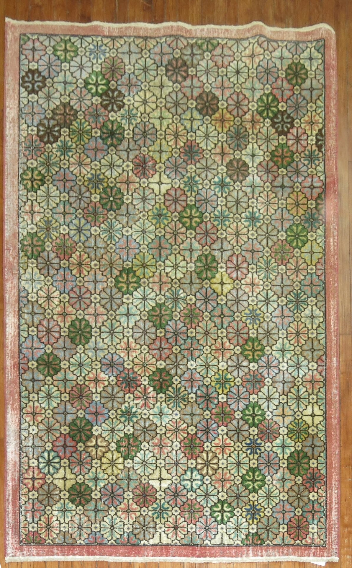 5' 2" x 8' 6" Anatolian Deco Rug from Turkey (1 of 6)