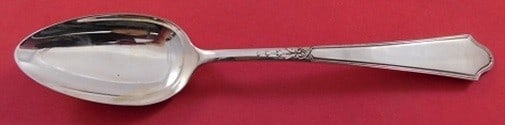 Sterling Silver Serving Spoon Chateau Pattern 8.5 Inch: Sterling Silver Serving Spoon Chateau Pattern 8.5 Inch This Chateau by Lunt serving spoon features a classic design crafted in sterling silver. Measuring 8 1/2 inches in length, this piece is from the