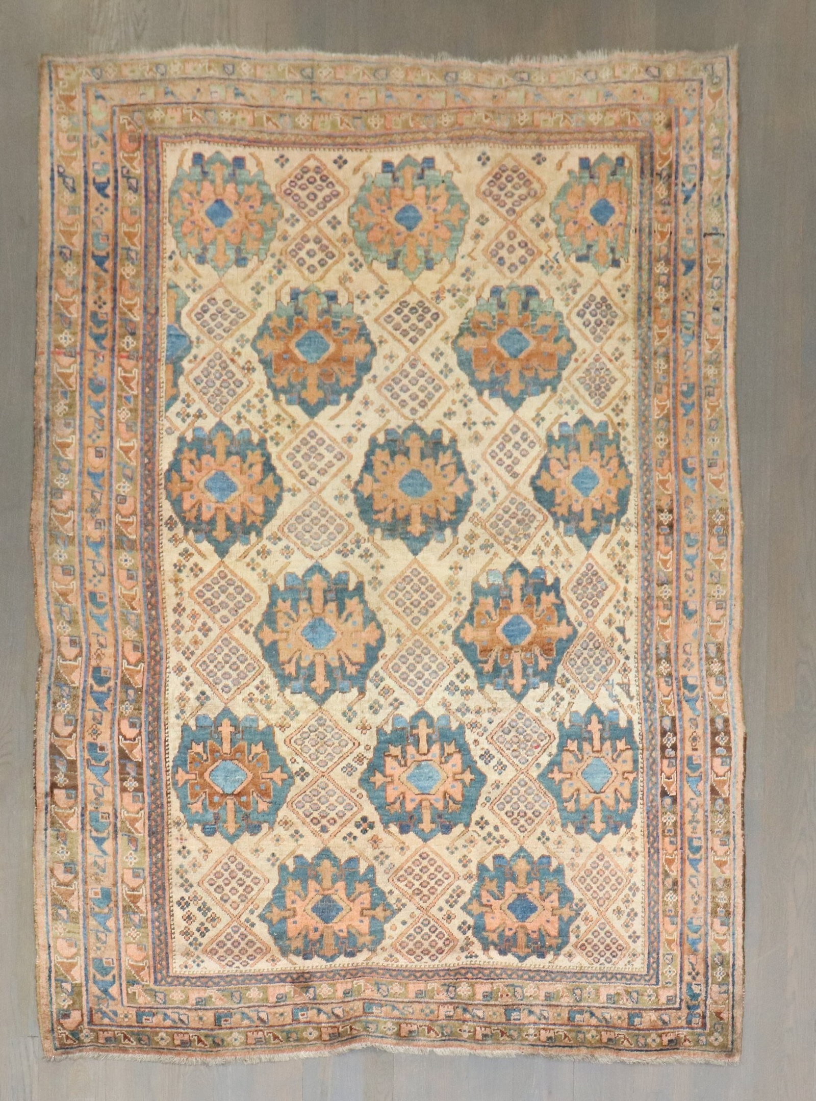 4' 2" x 6' Persian Bidjar Accent Rug: 4' 2" x 6' Persian Bidjar Accent Rug A pre-owned Kurd Persian Bidjar accent rug dating to the second quarter of the 20th century. Specifications Type: Bidjar Category: Accent rug Origin: Persian Style