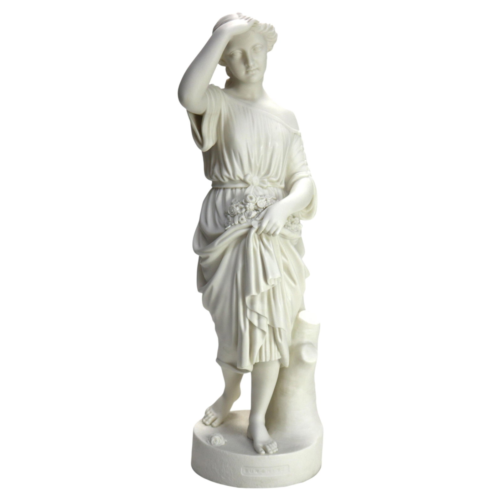 19.5 in Parian porcelain figure Sunshine signed Wm. Brodie c1858 (1 of 12)