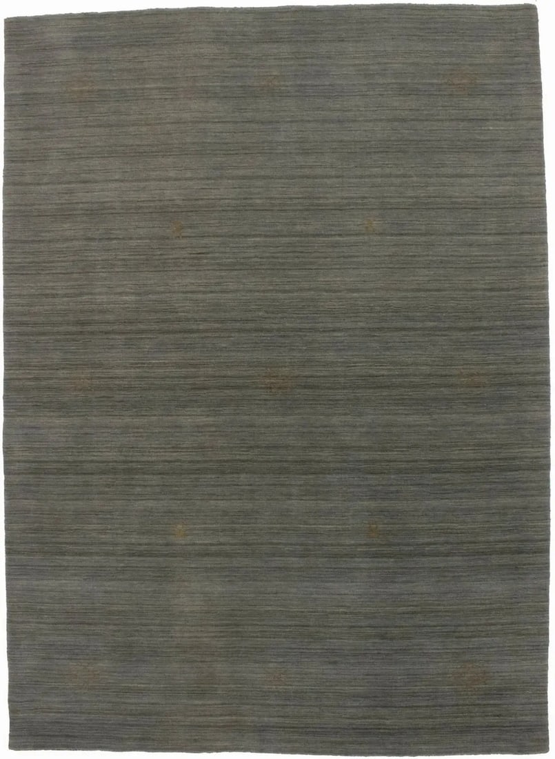 Striped Wool Gabbeh Rug Modern Multicolor 5'8 x 7'10 Bedroom Area Carpet: Striped Wool Gabbeh Rug Modern Multicolor 5'8 x 7'10 Bedroom Area Carpet This modern Gabbeh wool rug features a striped pattern in multicolored tones, including gray, brown, and beige. Hand-loomed and