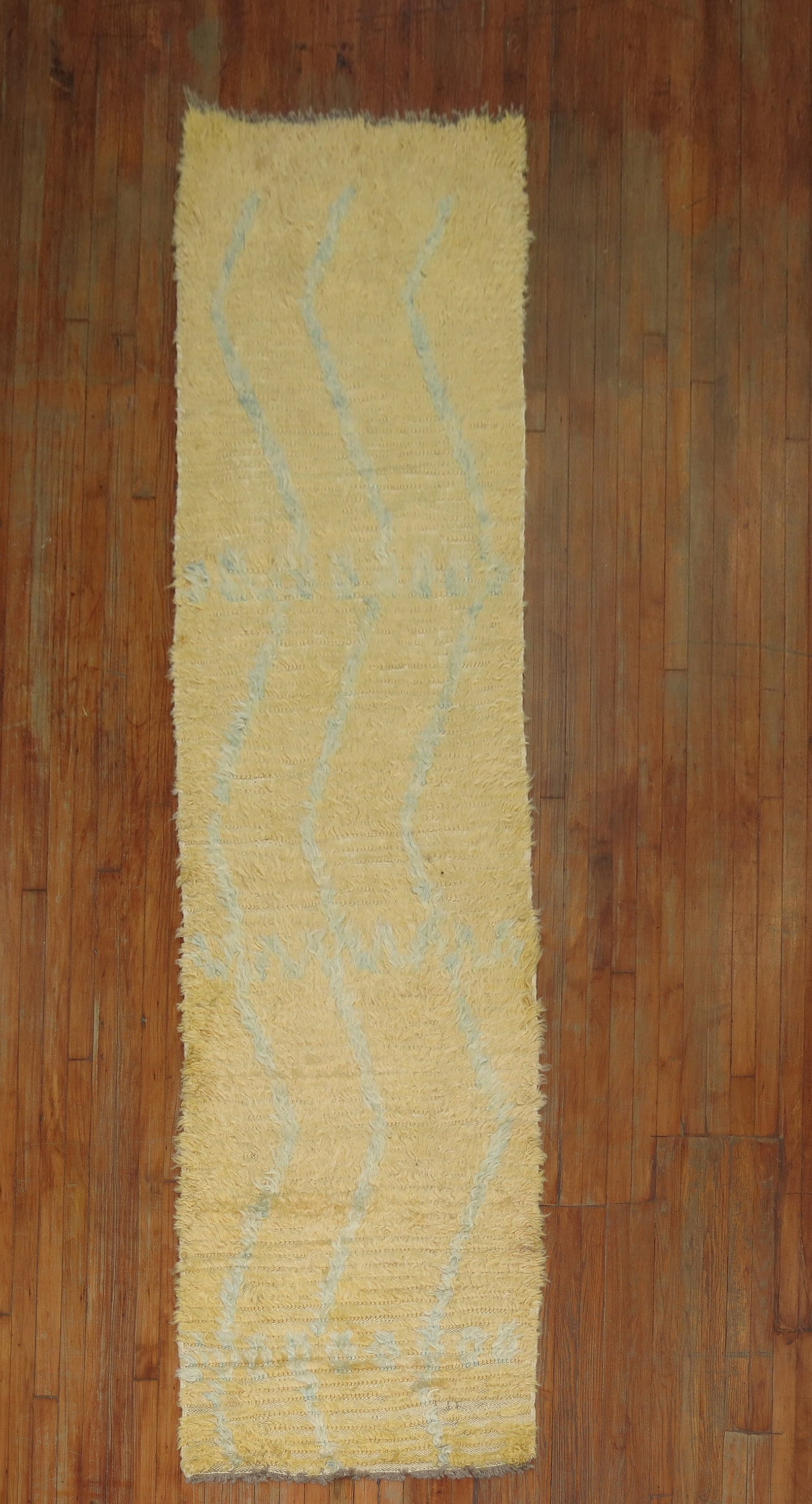 2' 9" x 10' Turkish Tulu Shag Rug Runner (1 of 7)