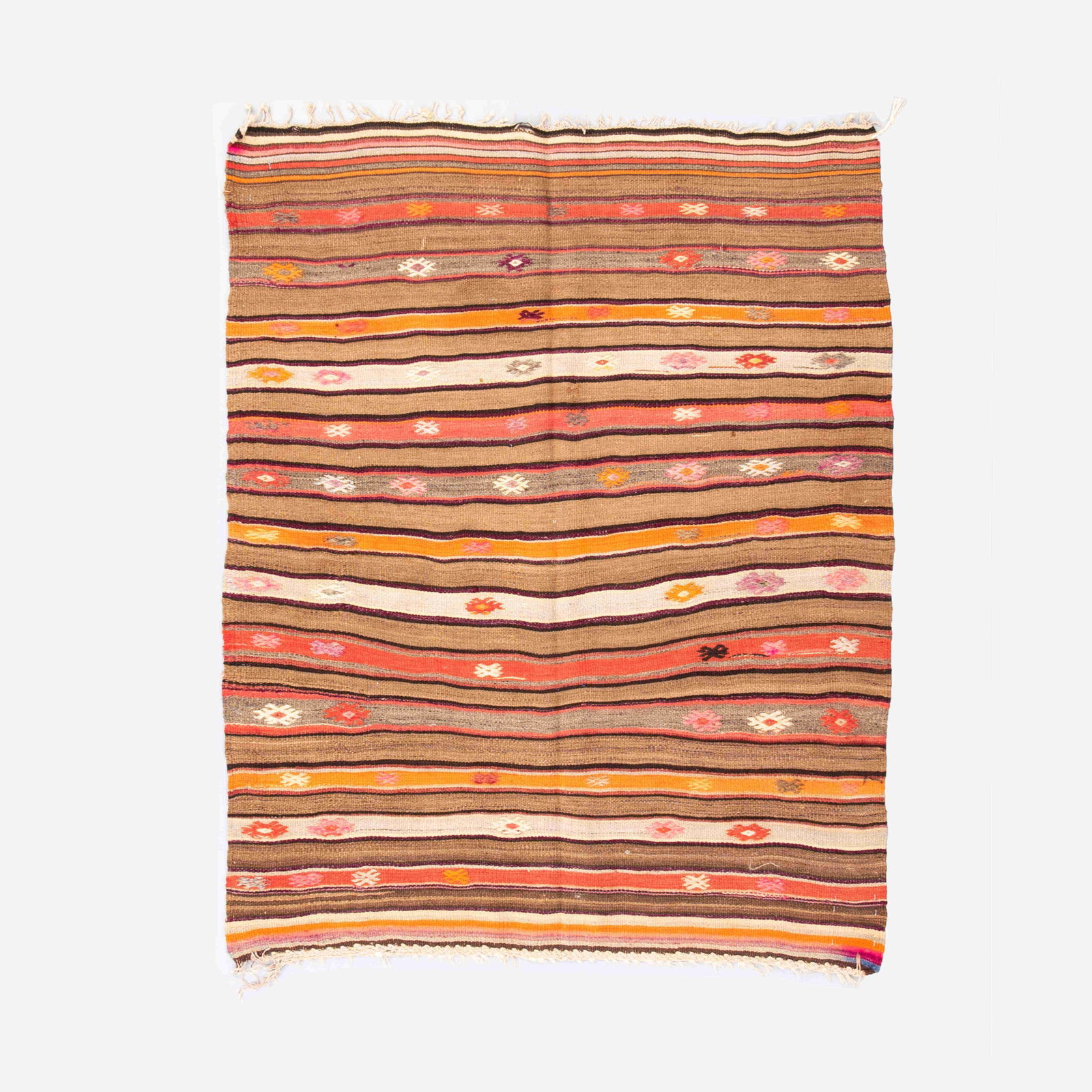 Handmade Anadol Wool Kilim 47.2 x 59.1 Inches (1 of 8)