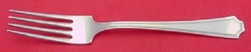 Sterling Silver Dinner Fork Durgin-Gorham Fairfax 7 7/8": Sterling Silver Dinner Fork Durgin-Gorham Fairfax 7 7/8" Fairfax by Durgin-Gorham sterling silver dinner fork in the Fairfax pattern. This pre-owned flatware piece is not monogrammed and is in excelle