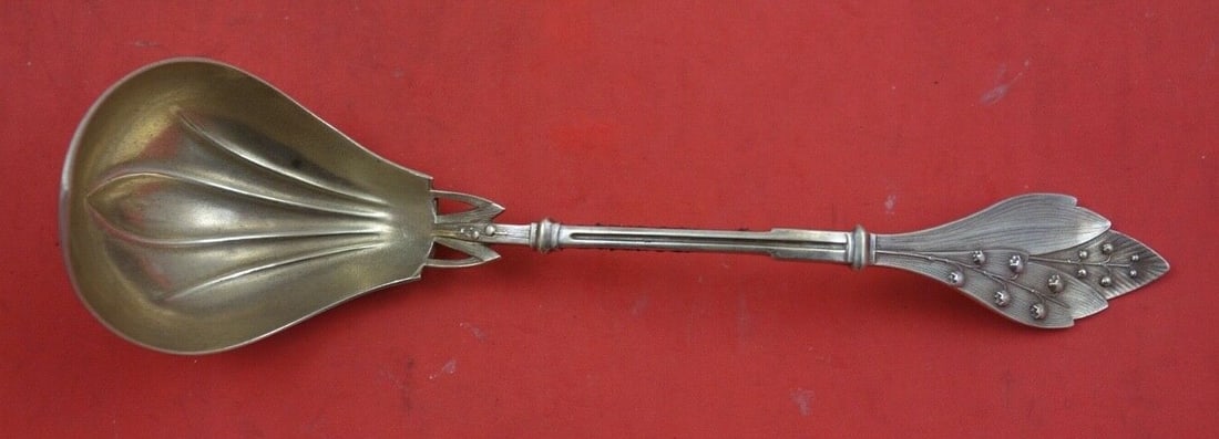 Wood & Hughes Lily of the Valley Sterling Silver Gravy Ladle 8 5/8 Inch: Wood & Hughes Lily of the Valley Sterling Silver Gravy Ladle 8 5/8 Inch This exquisite gravy ladle from Wood & Hughes features the elegant Lily of the Valley pattern. Crafted from high-quality sterlin