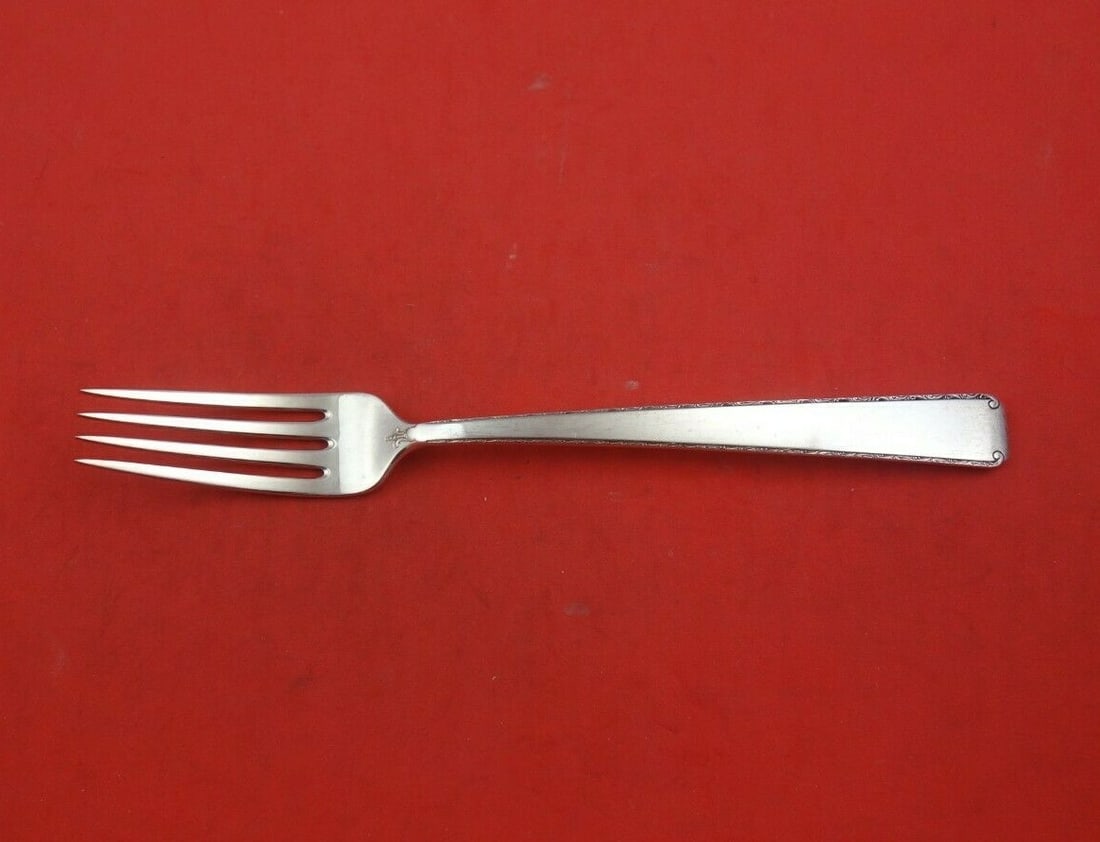 Towle Old Lace Sterling Silver Dinner Fork 7 7/8 Inch Antique Flatware (1 of 3)