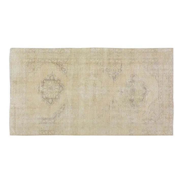 Anatolian Wool Hand-Knotted Rug in Chestnut 4'9" x 9'1": Anatolian Wool Hand-Knotted Rug in Chestnut 4'9" x 9'1" This vintage Turkish Anatolian rug is hand-knotted from wool, demonstrating traditional craftsmanship combined with a modern design sensibility.