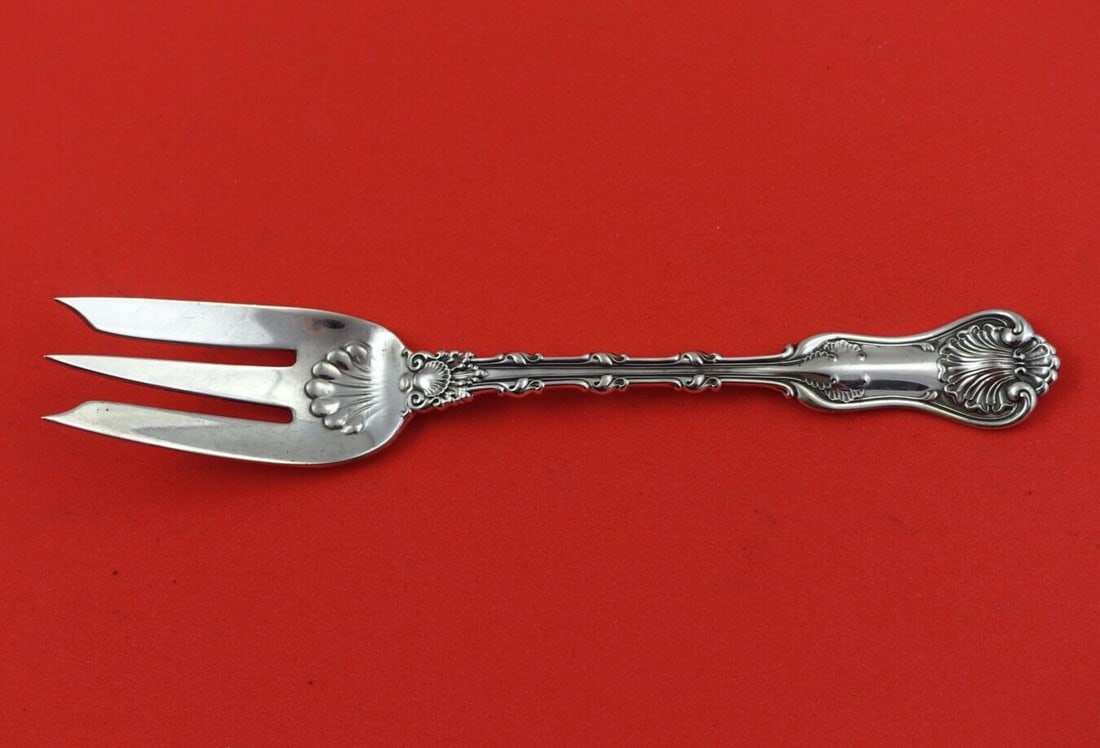 Whiting Imperial Queen Sterling Silver Pastry Fork 6 1/8" (1 of 2)