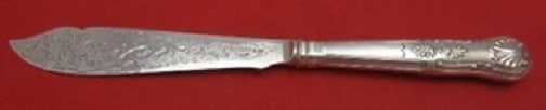 Sterling Silver Hollow Handle Fish Knife CJ Vander Kings 8 3/4" (1 of 1)