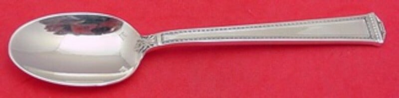 Tuttle Pantheon Sterling Silver 6" Teaspoon Flatware: Tuttle Pantheon Sterling Silver 6" Teaspoon Flatware This exquisite 6" teaspoon, crafted by Tuttle, features the elegant Pantheon pattern. Made of high-quality sterling silver, this spoon is a beautif