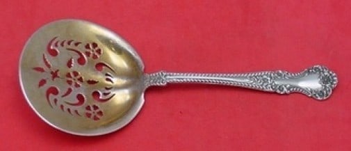 Gorham Cambridge Sterling Silver Gold Washed Tomato Server 7 1/4: Gorham Cambridge Sterling Silver Gold Washed Tomato Server 7 1/4 Cambridge by Gorham sterling silver tomato server with a gold-washed finish. It is not monogrammed and is in excellent pre-owned condit