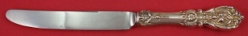 Reed and Barton Francis I Sterling Silver Dinner Knife 9 3/4 Inch: Reed and Barton Francis I Sterling Silver Dinner Knife 9 3/4 Inch This exquisite dinner knife features the elegant Francis I pattern by Reed and Barton. Crafted with a sterling silver hollow handle an