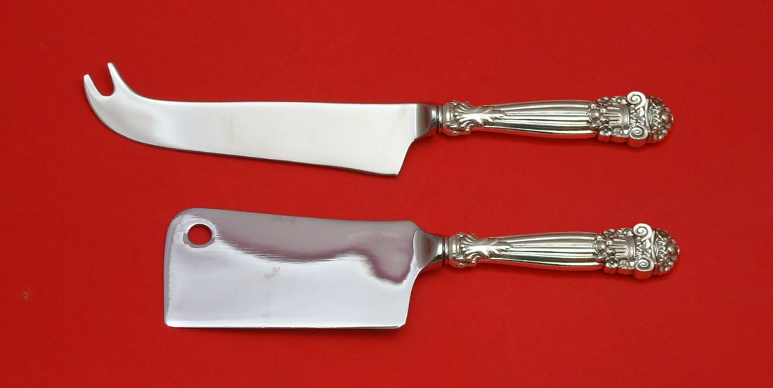 Towle Georgian sterling silver 2-piece cheese serving hostess set (1 of 1)