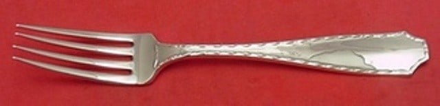 Tiffany & Co Marquise Sterling Silver Fork 6.75 Inch Flatware: Tiffany & Co Marquise Sterling Silver Fork 6.75 Inch Flatware This exquisite Marquise fork by Tiffany & Co. showcases timeless elegance and craftsmanship. Crafted from high-quality sterling silver, th