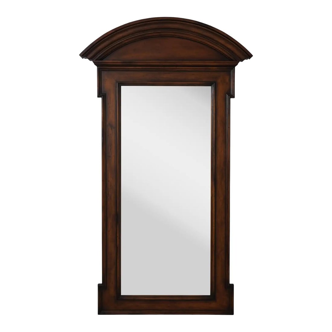 Walnut Floor or Wall Pier Mirror with Beveled Glass 49w x 4.5d x 86h (1 of 10)