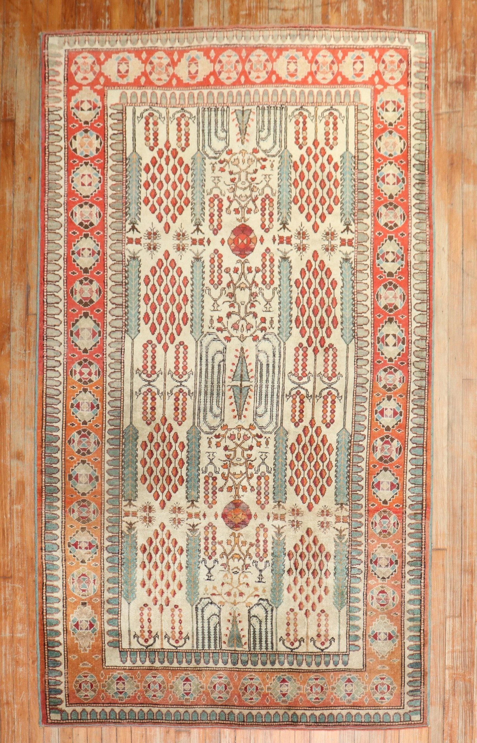 5' x 8' 4" Early 20th Century West Turkish Cypress Tree Rug (1 of 7)