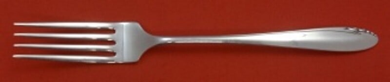 Oneida Lasting Spring Sterling Silver Dinner Fork 7 7/8 Inch Vintage Flatware (1 of 2)