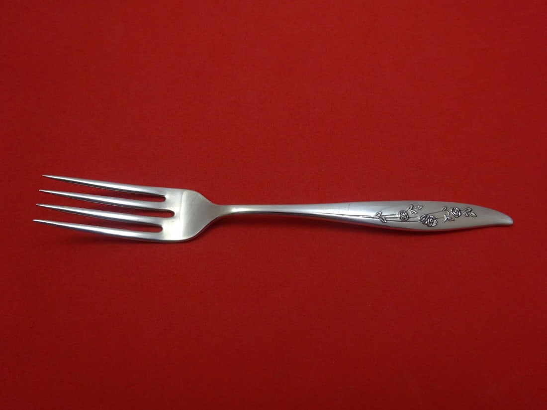 Oneida Young Love Sterling Silver Fork 7.5 Inch (1 of 2)