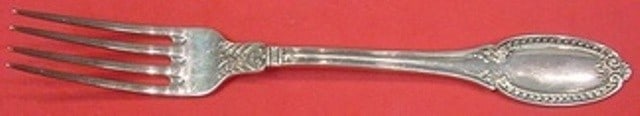 Buccellati Empire Sterling Silver Dinner Fork 7.5 Inch Flatware: Buccellati Empire Sterling Silver Dinner Fork 7.5 Inch Flatware Elevate your dining experience with this exquisite Empire dinner fork by Buccellati. Crafted from high-quality sterling silver, this fla