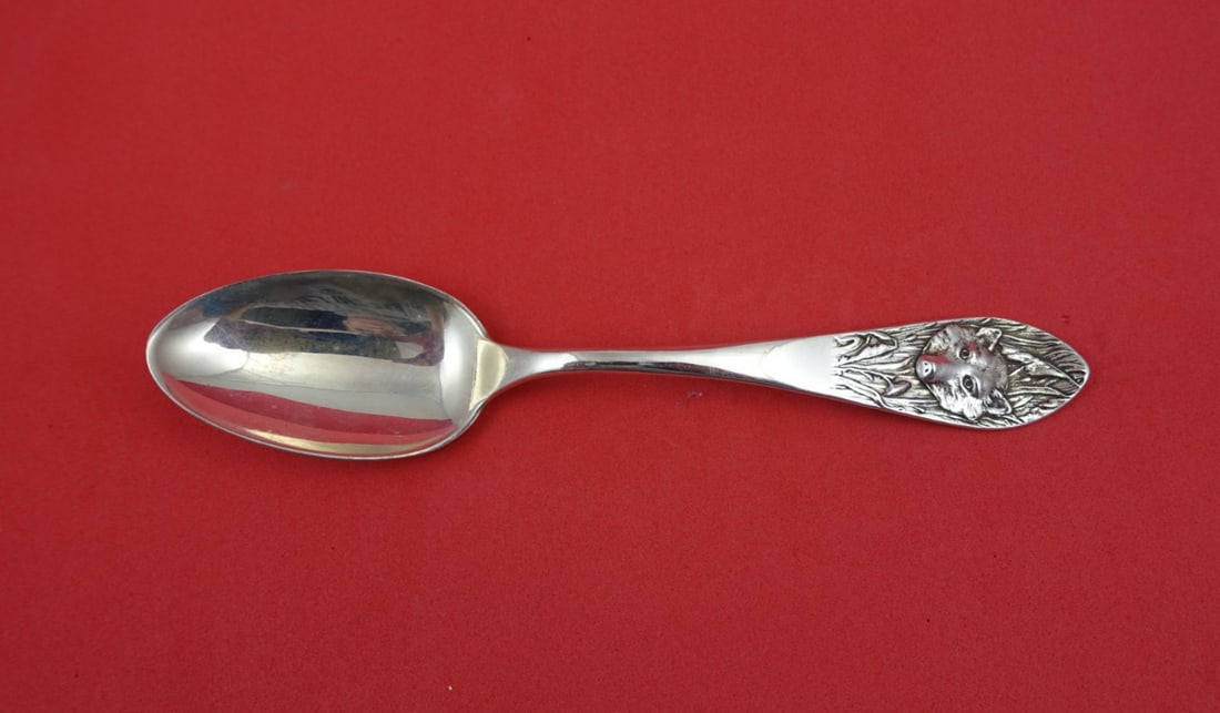 Shiebler Sterling Silver Junior Spoon Wolf 6 Inch (1 of 2)