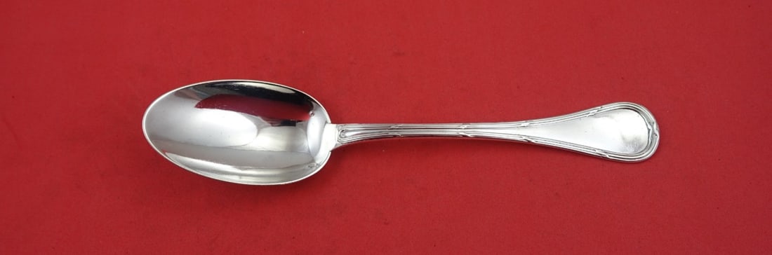 Puiforcat Bougainville Sterling Silver Dinner Spoon 3.3oz 8.5in: Puiforcat Bougainville Sterling Silver Dinner Spoon 3.3oz 8.5in Experience the elegance of the Bougainville pattern with this exquisite French sterling silver dinner spoon by Puiforcat. Weighing a sub