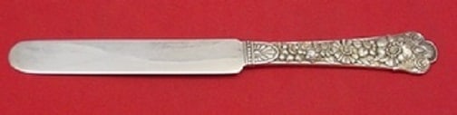Gorham Cluny Sterling Silver Regular Knife 8 3/8" Multi-Motif Flatware: Gorham Cluny Sterling Silver Regular Knife 8 3/8" Multi-Motif Flatware Introducing the Cluny Regular Knife by Gorham, a stunning piece of flatware crafted from high-quality sterling silver. This knife