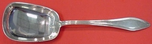 Towle Mary Chilton Sterling Silver Berry Spoon Square Bowl 7 7/8" (1 of 2)