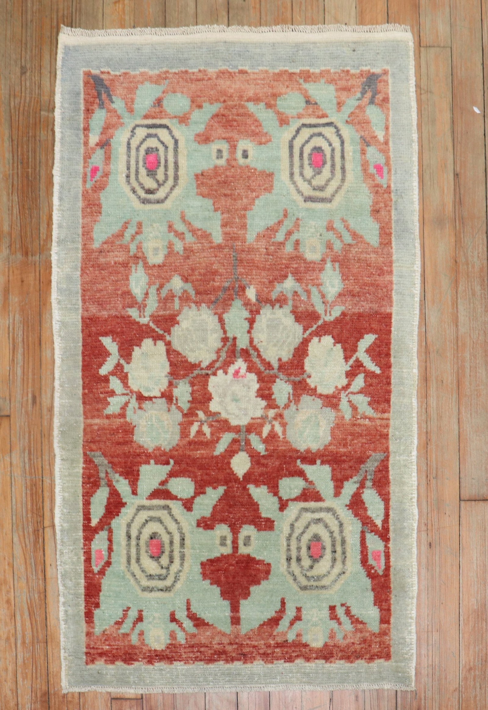 2' 2" x 3' 8" Turkish Anatolian Floral Small Rug (1 of 6)