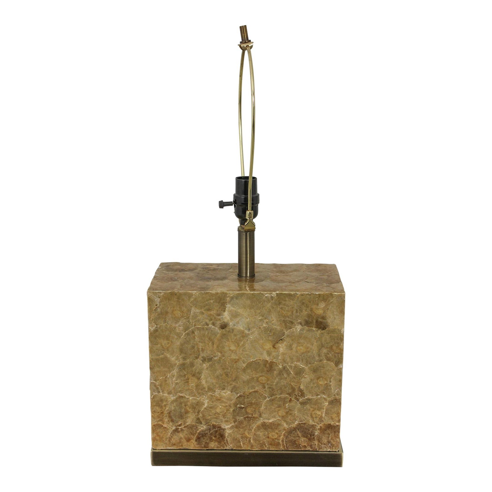 Elegant Modern Shell Surface Table Lamp 25.5" Height (1 of 9)