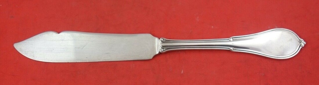 Gorham Cottage Sterling Silver Fish Knife 7 3/4 Inch: Gorham Cottage Sterling Silver Fish Knife 7 3/4 Inch This exquisite fish knife is crafted by Gorham in the elegant Cottage pattern, featuring a length of 7 3/4 inches. Made from high-quality sterling 