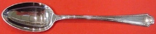 Towle Lady Constance Sterling Silver Serving Spoon 8 5/8": Towle Lady Constance Sterling Silver Serving Spoon 8 5/8" This exquisite serving spoon is crafted in the Lady Constance pattern by Towle, a hallmark of quality sterling silver craftsmanship. Measuring