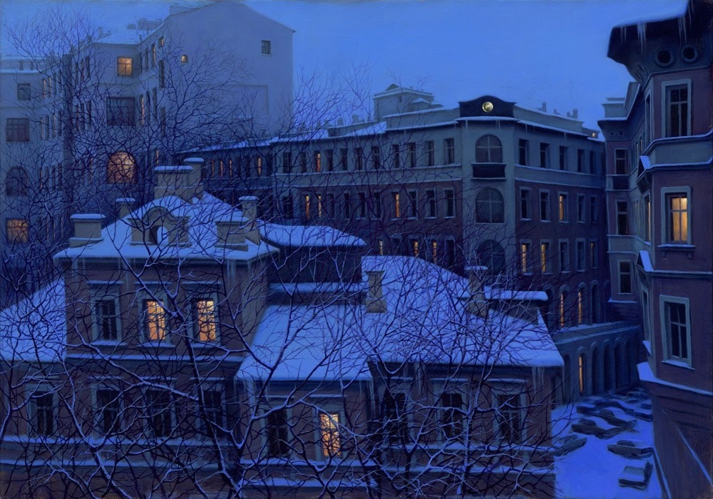 Alexei Butirskiy Evening Lights Limited Edition Giclee Canvas Print Signed (1 of 1)