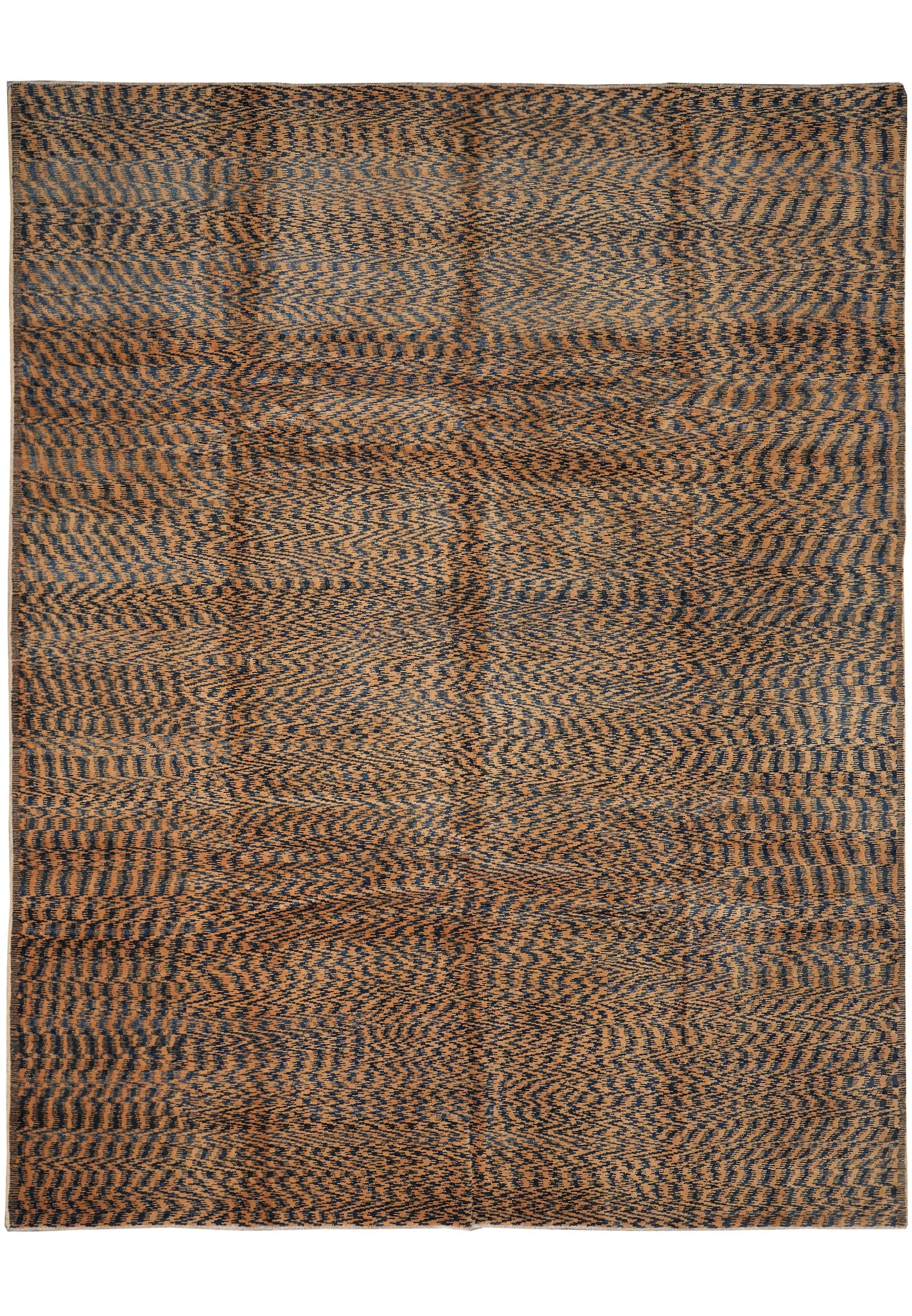 Handmade 9.8 x 12.8 Contemporary Transitional Wool Carpet: Handmade 9.8 x 12.8 Contemporary Transitional Wool Carpet Free continental US Shipping This handmade contemporary transitional carpet measures 9.8 x 12.8 feet and is crafted by skilled artisans using 