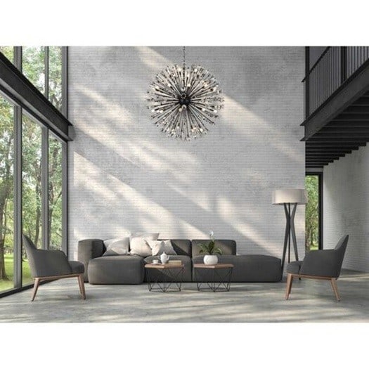 Vera 34 Light Black Crystal Glass Chandelier 50in (1 of 11)