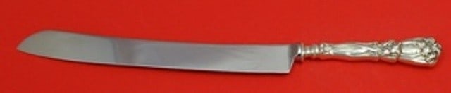 Durgin-Gorham Iris Pattern Sterling Silver Wedding Cake Knife 12 Inch (1 of 1)