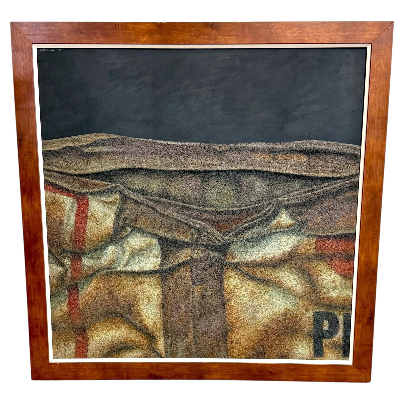 1979 Mixed Media Still Life on Wood Crater Chatarra by Alejandro Arostegui (1 of 18)