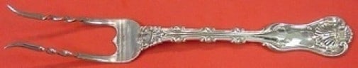 Custom Sterling Baked Potato Fork Whiting Imperial Queen 7 1/2": Custom Sterling Baked Potato Fork Whiting Imperial Queen 7 1/2" Sterling silver custom made baked potato fork in the Imperial Queen by Whiting pattern. It is not monogrammed and is in excellent condit