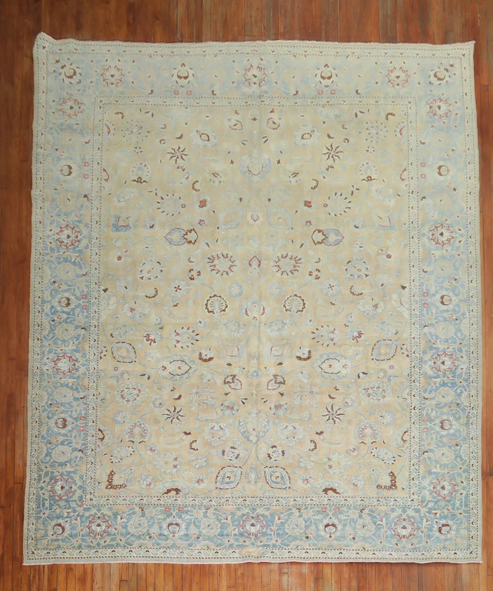 10' x 13' Antique Persian Meshed Tabriz Room Rug (1 of 7)