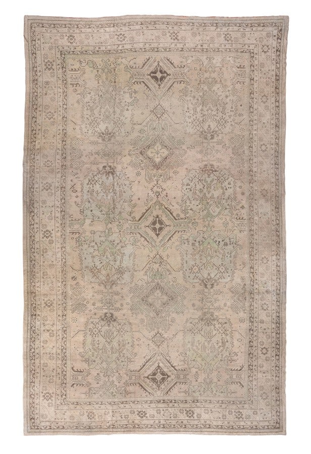 14' x 22' 3" Oversize Turkish Oushak Rug Antique (1 of 5)