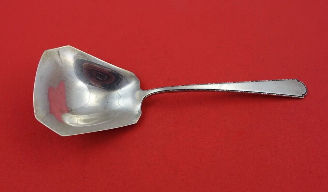 Weidlich Virginia Sterling Silver Berry Spoon 7 3/8" Serving Piece (1 of 2)